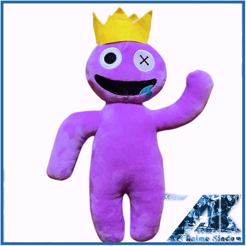 Rainbow Friends Búp Bê Nhồi Bông Roblox Bằng Len Màu Cầu Vồng Dễ Thương 30cm