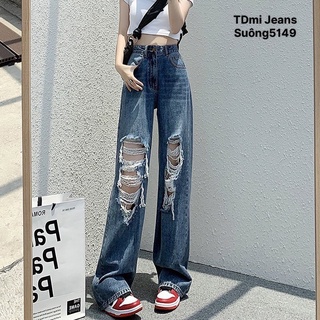 Quần jeans rách kiểu