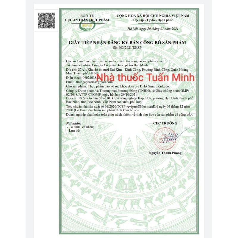Avisure DHA Smart Kid -  Giúp bổ sung DHA giúp bé thông minh mắt sáng Hỗ trợ phát triển não bộ và cải thiện thị lực