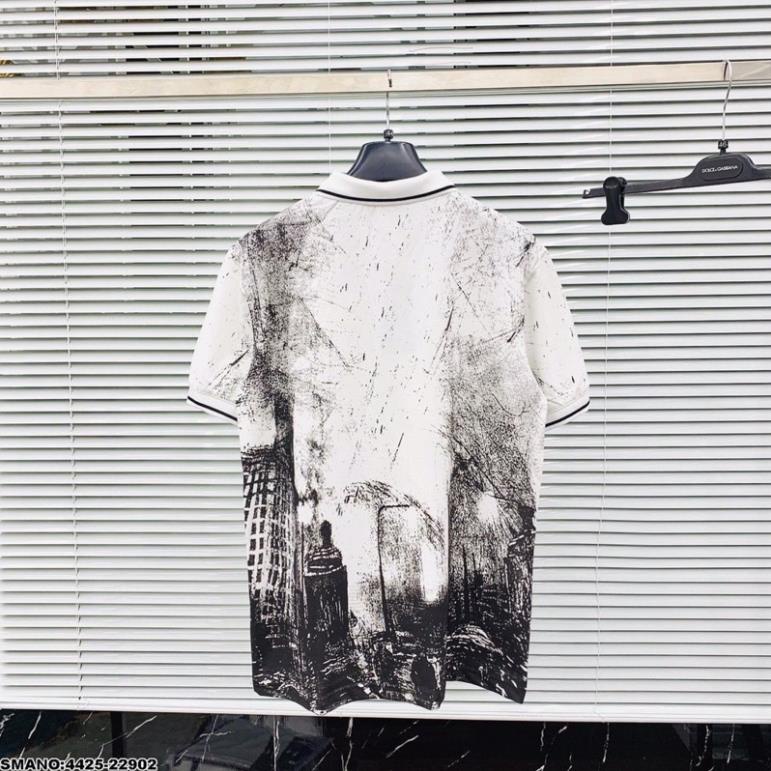 Áo Polo Nam SPF ALEXANDAR Loang Siêu Hot - Áo Polo Loang Trắng Siêu Đẹp Cho Nam