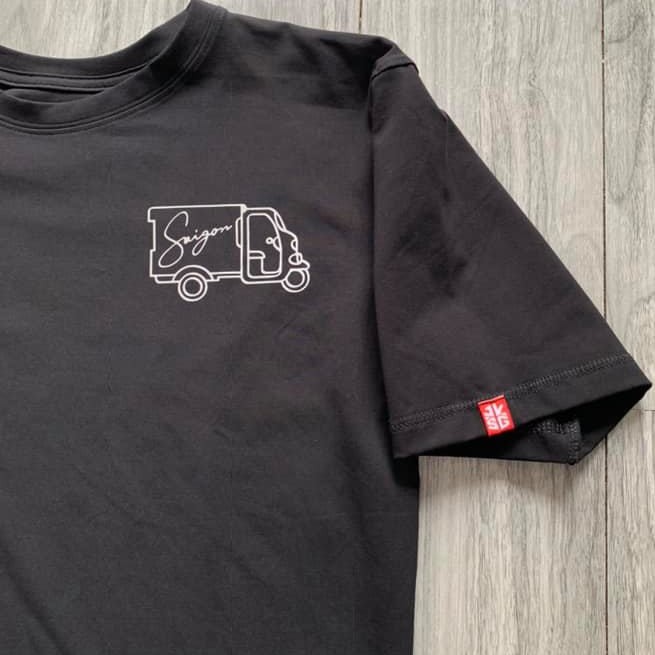 Áo Thun Cotton Cao Cấp Ngắn Tay Unisex, Chất Đẹp Co Giãn Tốt, Dày Dặn, Hình In Phản Quang Thời Trang Cá Tính SG By Night