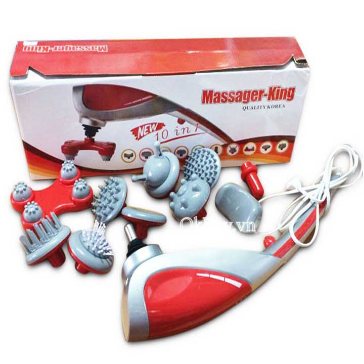 Máy Massage Cầm Tay 10 Đầu Đa Năng King Massager KA009