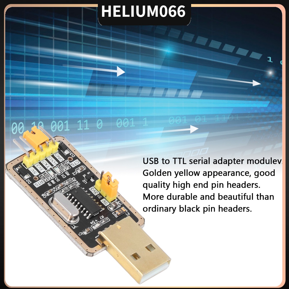 Mô-đun bộ điều hợp nối tiếp USB sang TTL CH340G chuyển đổi chip + Thành phần cáp gỡ lỗi 3.3V 5V chuyên dụng