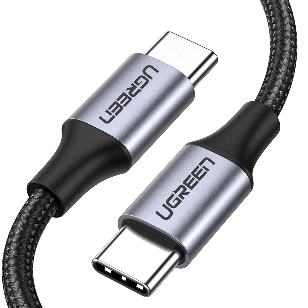 Dây cáp sạc Ugreen USB Type C thích hợp cho Samsung Xiaomi Air Macbook iPad Pro 12.9 2020/ 2018/ 2017