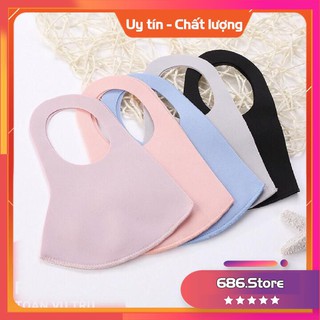 Khẩu trang su poly trơn có đầy đủ màu sắc có thể giặt tái sử dụng nhiều lần , hàng may Việt Nam chất lượng cao