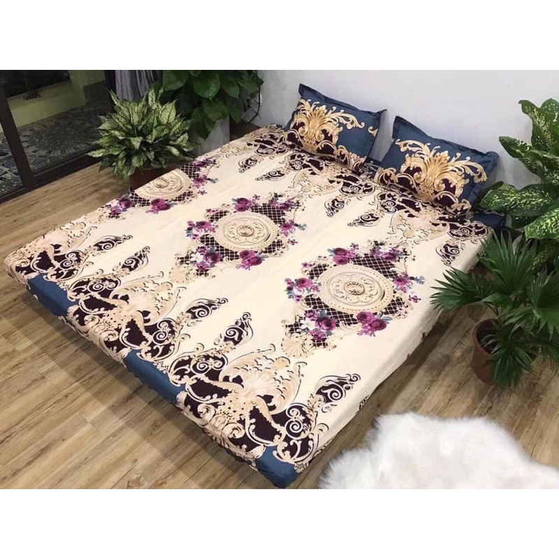 [Freeship] Bộ ga chun chăn hè kèm 2 vỏ gối (tặng kèm 1 vỏ gối ôm) | BigBuy360 - bigbuy360.vn