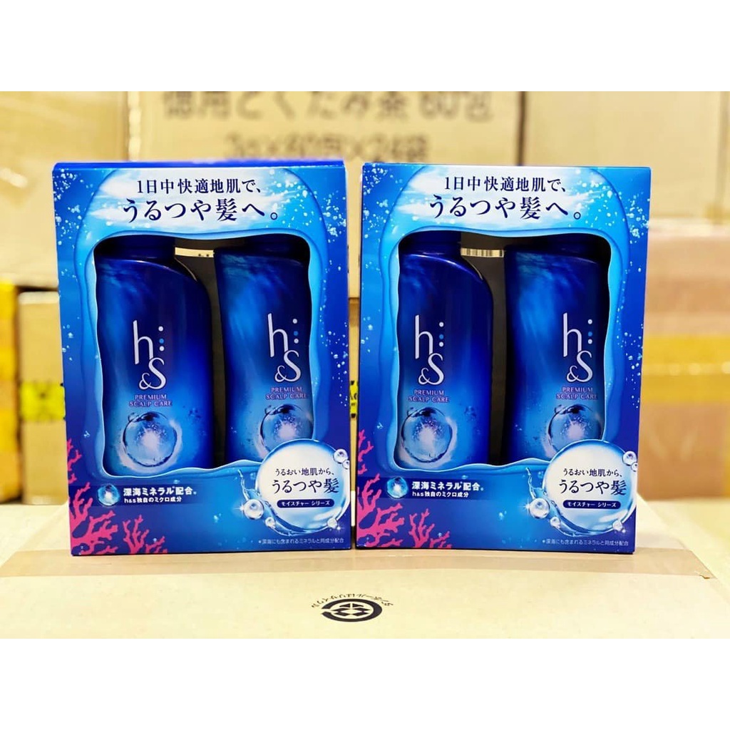 Bộ Dầu Gội Đầu, Dầu Xả HS 370ml Nhật Bản