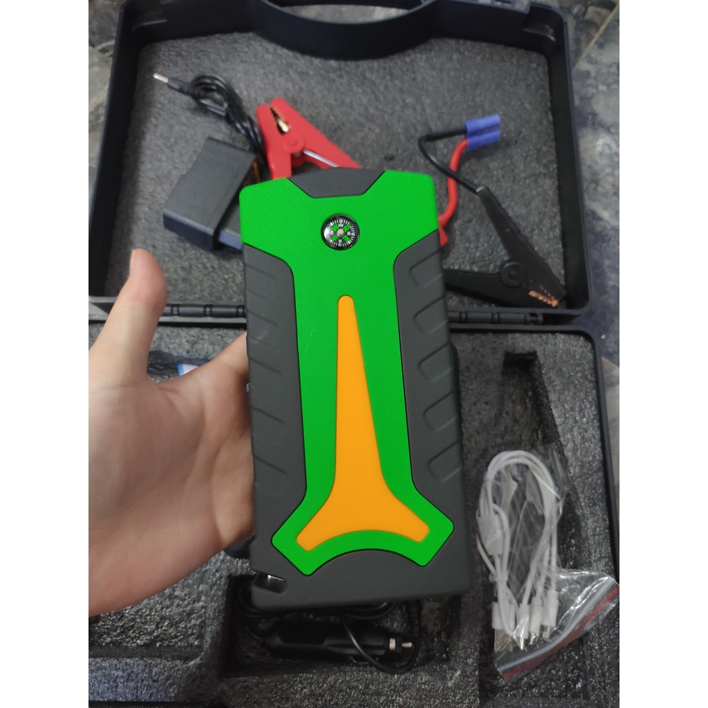 Bộ Kích Bình Ô Tô Đa Năng Kiêm Sạc Dự Phòng Kèm Bơm Lốp Xe, Bộ Kích Bình Ô Tô Cao Cấp 3 Trong 1