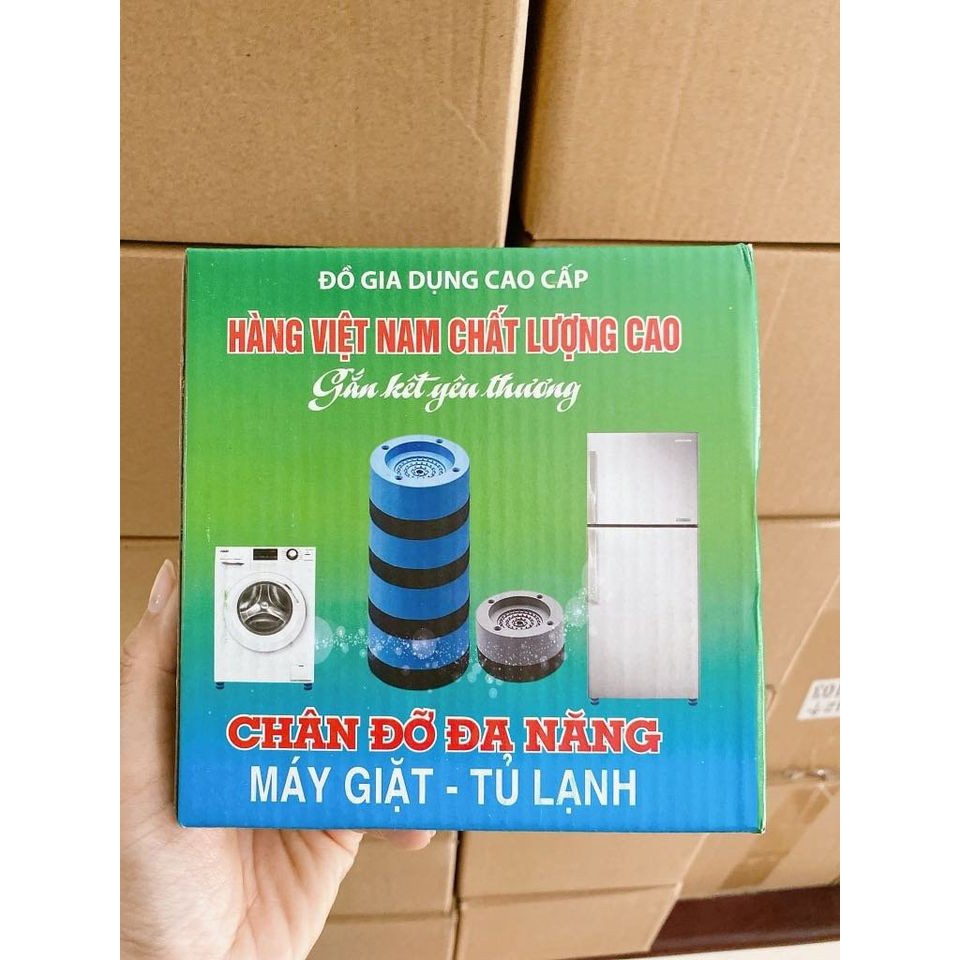 BỘ 4 ĐẾ CHỐNG RUNG MÁY GIẶT - KỆ MÁY GIẶT CHỐNG RUNG