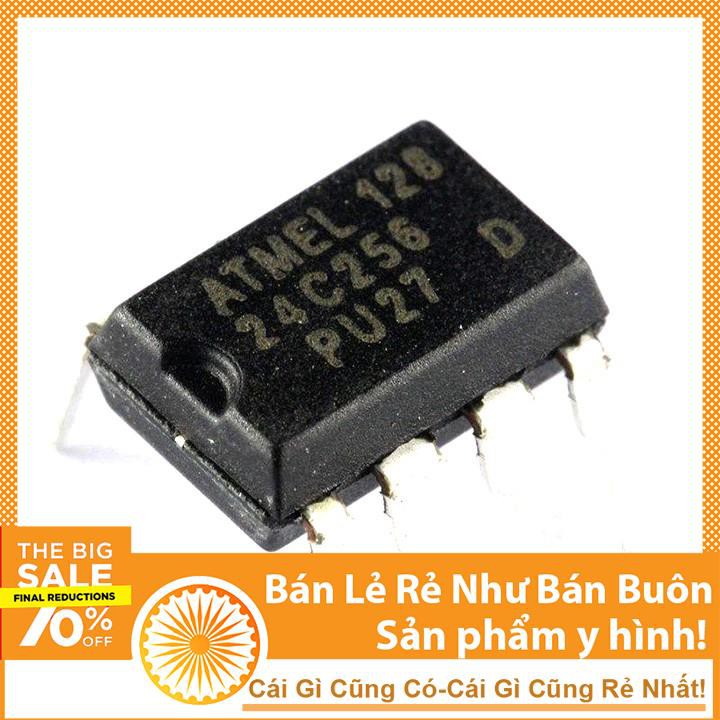 Linh Kiện IC AT24C256 DIP8 256K 2.7-5.5V Giá Rẻ