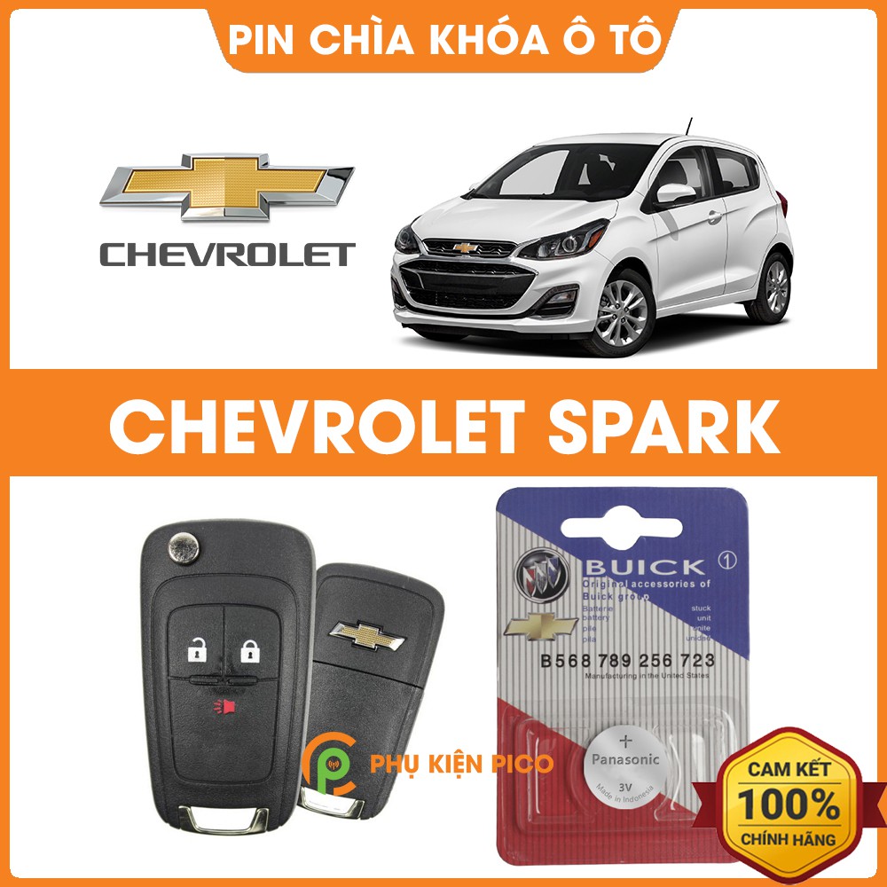 Pin chìa khóa ô tô Chevrolet Spark chính hãng Chevrolet sản xuất tại Indonesia 3V