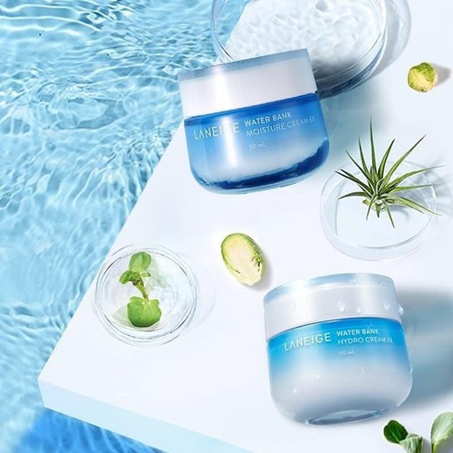 Kem dưỡng ẩm dành cho da dầu và da hỗn hợp Laneige Water Bank Hydro Cream EX 50ml chuẩn auth