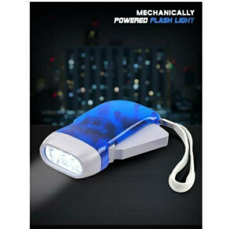 Đèn Pin Cơ Học Siêu Sáng Không Cần Sạc