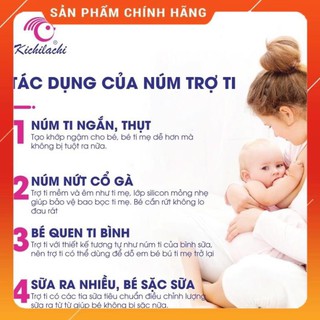[Freeship+quà tặng] Núm Trợ Ty Kichilachi ( Miếng Bảo Vệ Đầu Ty) 2 Chiếc/Hộp !