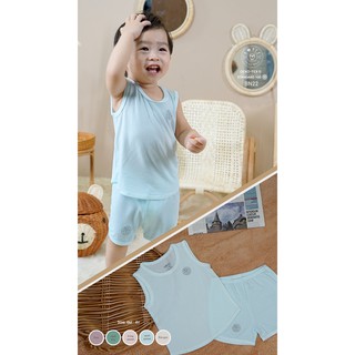 Bộ ba lỗ HRNEE vải sợi sồi Modal