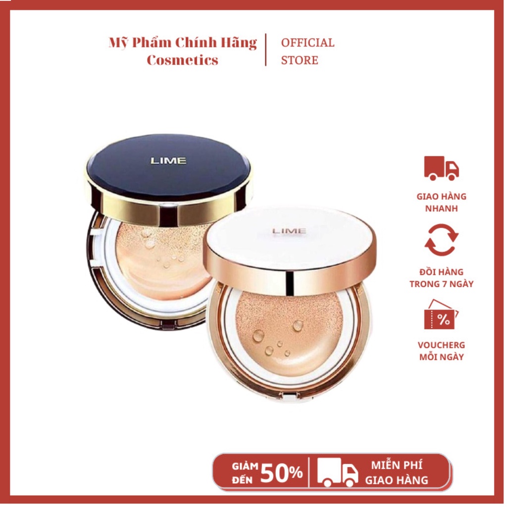 Phấn Nước Kiềm Dầu Lime Real Cover Pink Cushion SPF50+ PA+++