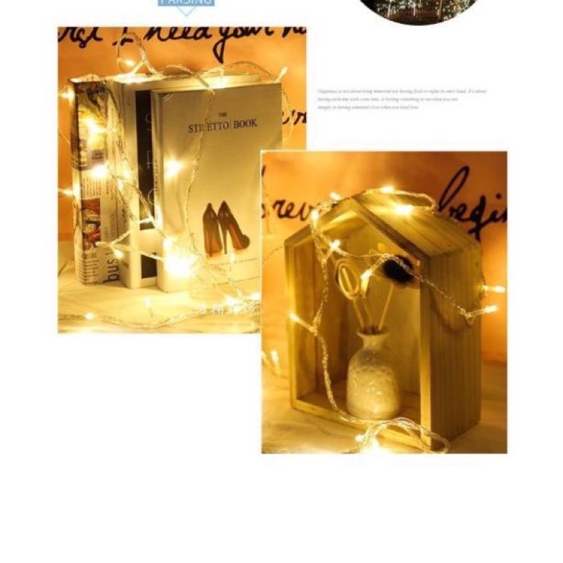 đèn led dài 5_6M trang trí ( cắm điện &amp; sai bin)