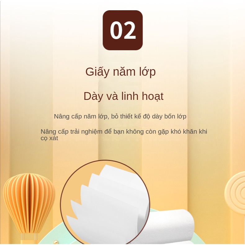 Cuộn Giấy Vệ Sinh Bằng Bột Gỗ Ttm053