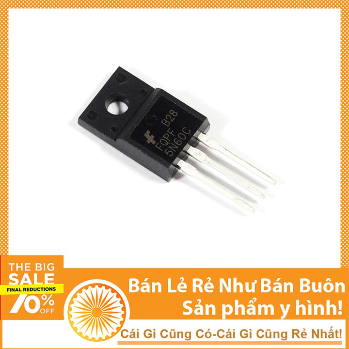 Ic công suất MOSFET 5N60 TO-220 5A 600V N-CH