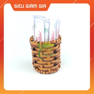 Hũ Đựng Tăm Giấy Bàn Ăn Quán Ăn, Đựng Tăm Gia Đình - Mây Tre Trà My