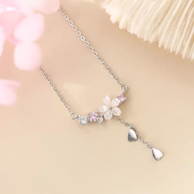 Dây Chuyền Bạc Nữ Cánh Hoa Mong Manh Db2626 - Bảo Ngọc Jewelry