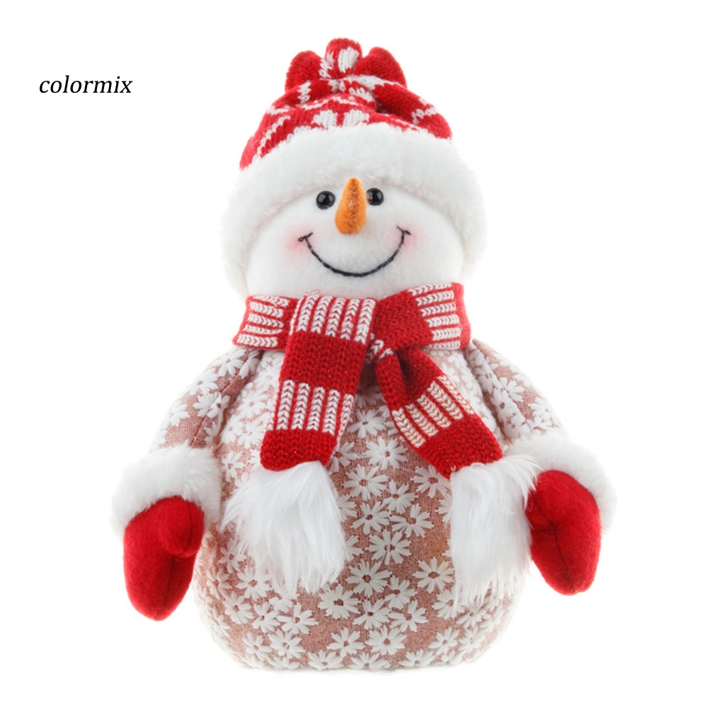 Búp Bê Hình Ông Già Noel / Người Tuyết Màu Sắc Tươi Sáng Trang Trí Giáng Sinh