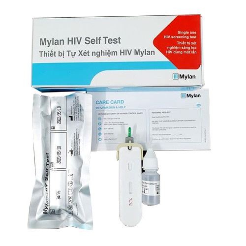 Bộ Kit Test HIV tự làm tại nhà cao cấp Mylan nhập khẩu từ Úc, tích hợp tất cả trong 1, dễ làm, độ chính xác 99%