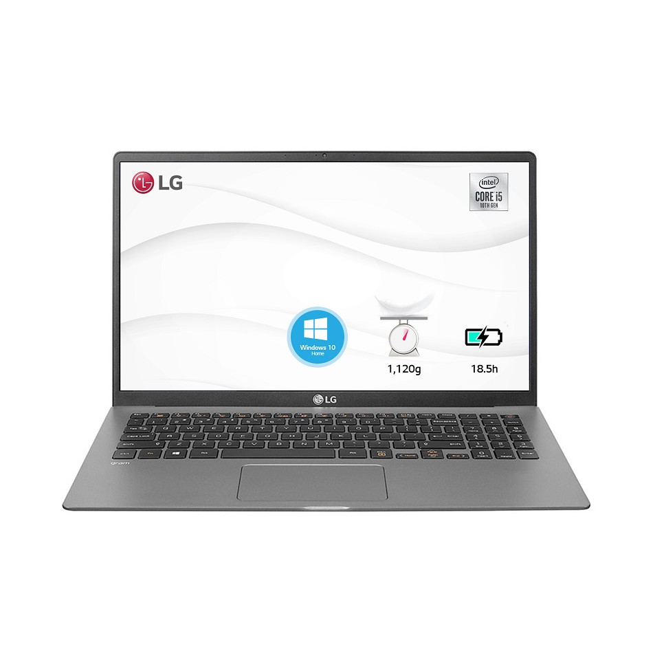 Laptop LG Gram 2020 15Z90N-V.AR55A5(i5-1035G7/8GB/ 512GB NVMe/15 FHD IPS/ Win10 Home Standard/ Silver) - Hàng Chính Hãng