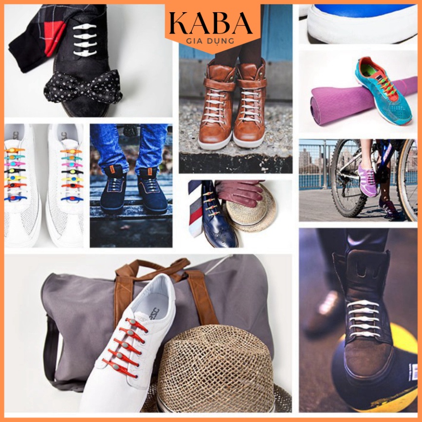 [SOCK] Bộ Dây Giày Cao Su Đàn Hồi Thông Minh KABA