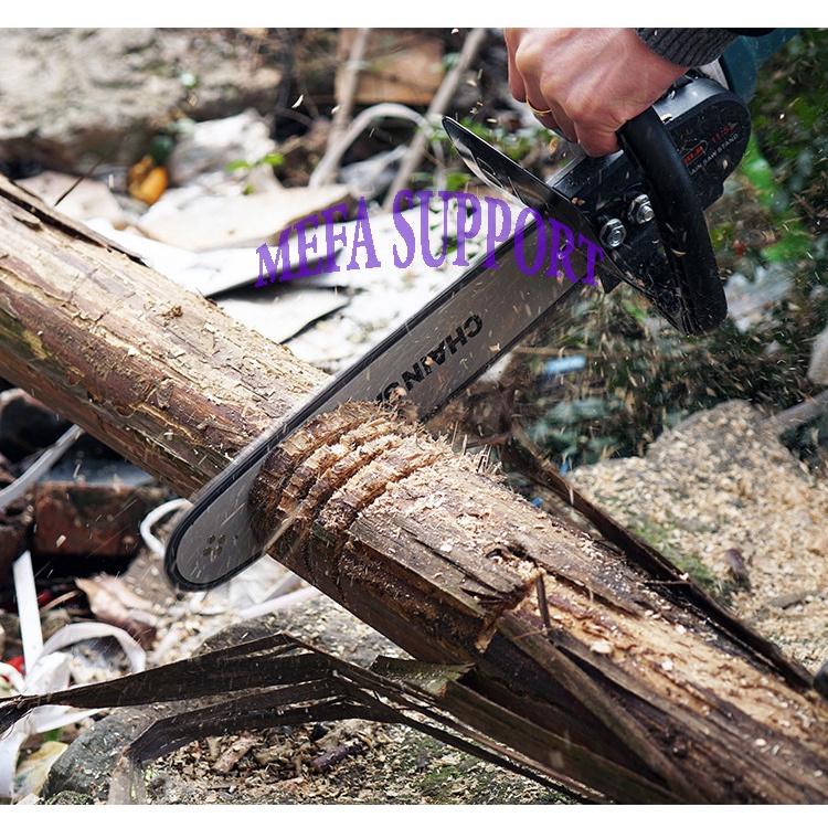 Bộ chuyển đổi cưa xích gắn máy mài cầm tay tra dầu tự động - Lưỡi cưa xích, bộ lam xích