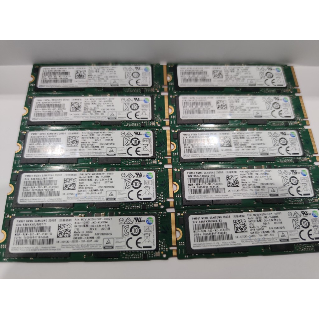 Ổ cứng SSD Nvme Samsung PM951 - PM961 256BG tốc độ đọc ghi cực chuẩn