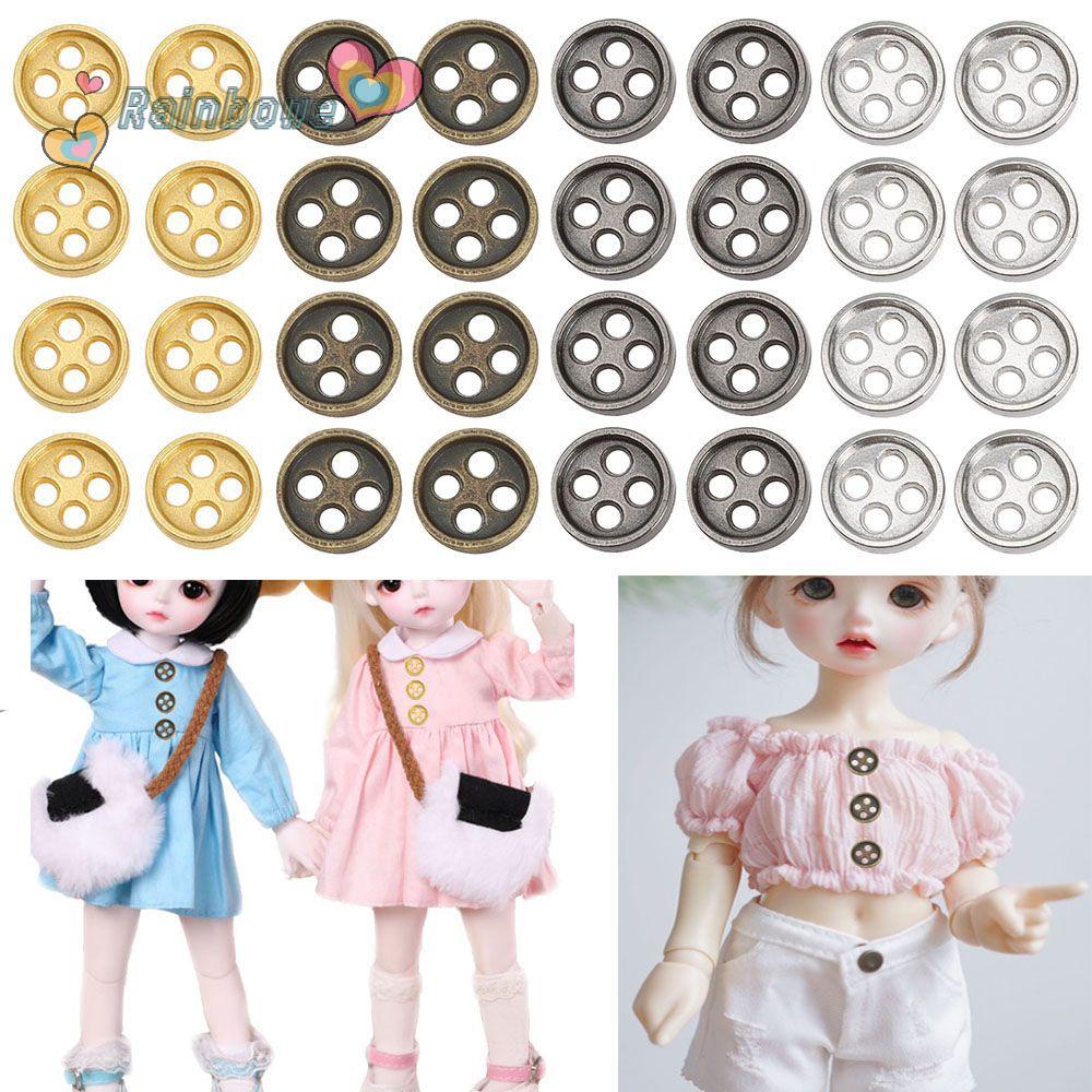 Set 20 Nút Áo Nhiều Màu Sắc Dễ Thương Cho Búp Bê