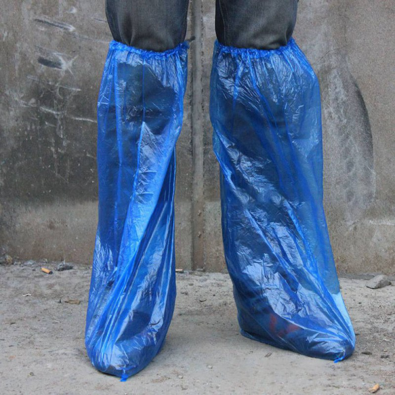 1 Cặp Vỏ Bọc Giày Đi Mưa Dài Bằng Nhựa Trong Suốt Chống Trượt Dùng Một Lần Cho Nam Nữ | BigBuy360 - bigbuy360.vn