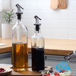 Combo 2 Chai Thuỷ Tinh Vuông Rót Gia Vị Rót Dầu OiL Can 500 ml Và 1000 Ml