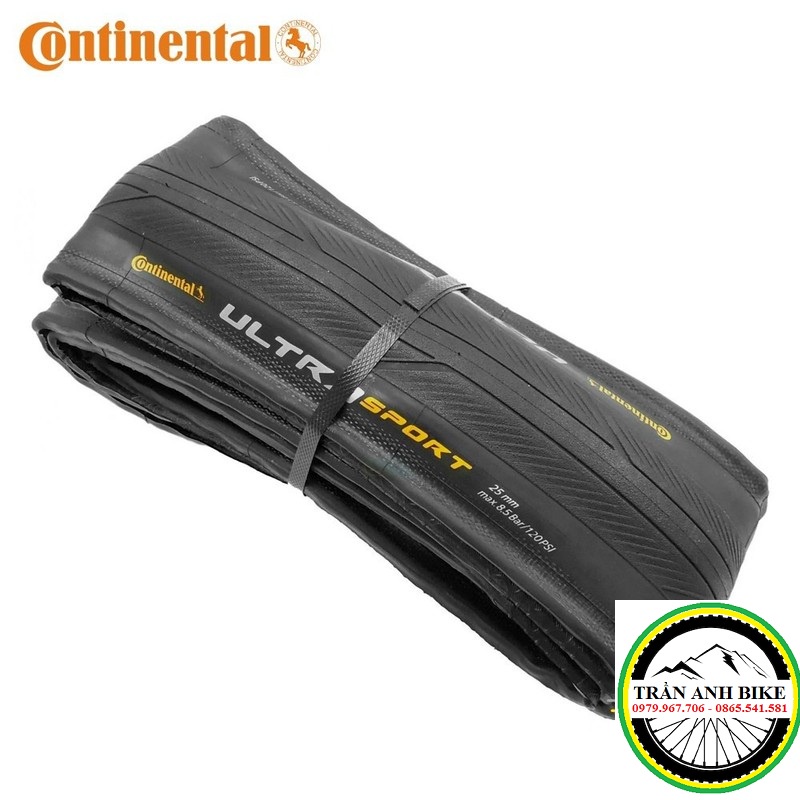 Vỏ lốp gấp xe đạp cao cấp Continental Ultra Sport 3 700x23c - 1 chiếc