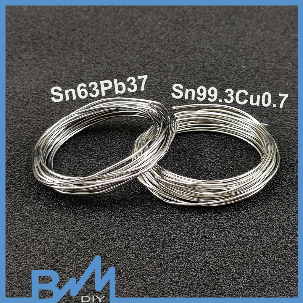 Thiếc hàn nhẹ lửa có nhựa thông Sn63Pb Sn99.3Cu 1 mét