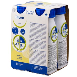 Thùng 24 chai sữa Diben Drink Vanilla cho bệnh nhân tiểu đường từ Đức