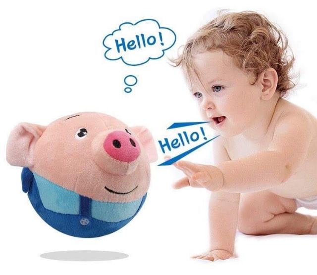 THÚ BÔNG RUNG NHẠI GIỌNG NÓI CHO BÉ PIN SẠC QUA USB