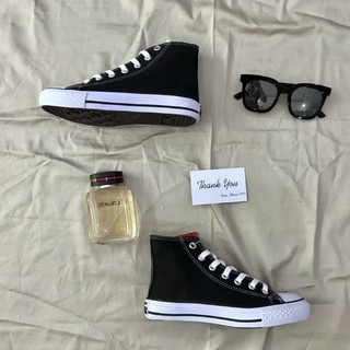 [Ảnh Thật - Full Box - Freeship] Giày Cv Classic Cao Cổ Màu Đen