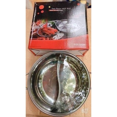 Nồi Lẩu 2 Ngăn Kích Thước 30cm Nấu Được Các Loại Bếp Tiện Lợi Đa Chức Năng