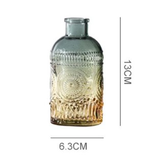 Bình thủy tinh trang trí cây xanh ( 13cm )