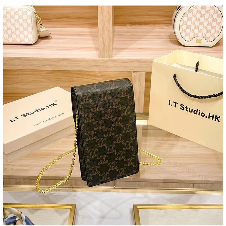 Túi Đeo Chéo Mini Phối Dây Xích Thời Trang Mới