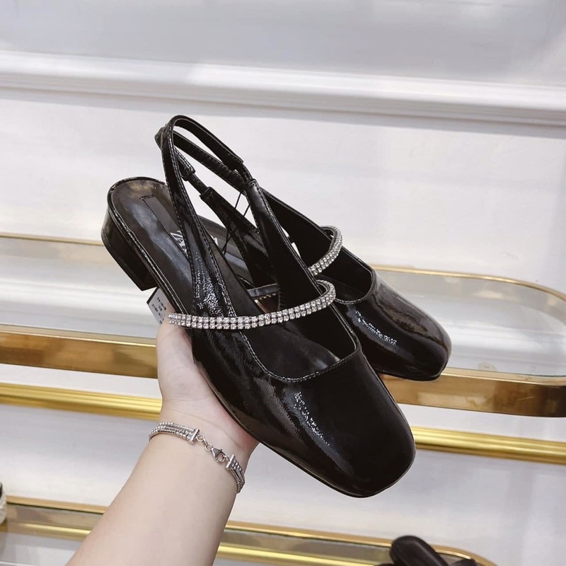 Sandal bệt bít mũi quai zara đá hàng cao cấp chất mềm đẹp fullbox