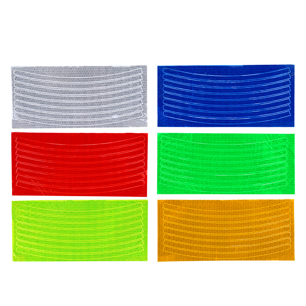 1 Cuộn Băng Keo Phản Quang 6 Màu Cho Xe Đạp / Xe Máy