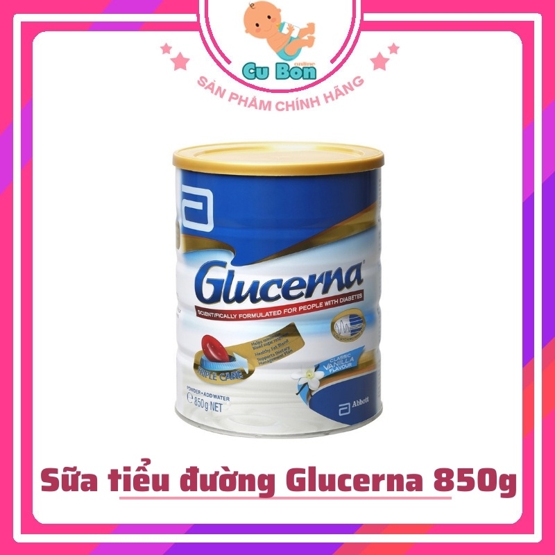 Sữa tiểu đường Glucerna 850g hương Vani Của Úc dành cho người tiểu đường ăn kiêng date mới nhất