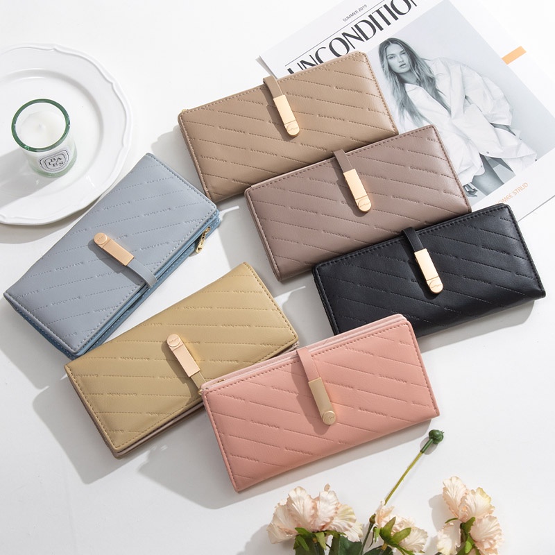 Ví Dài Nữ Thời Trang Có Dây Kéo