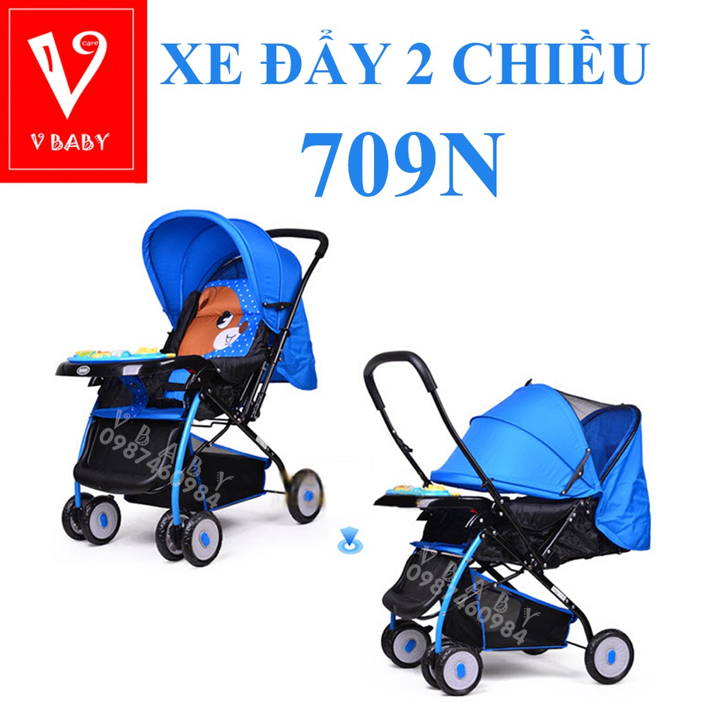 Xe Đẩy 2 chiều V-Baby 709N