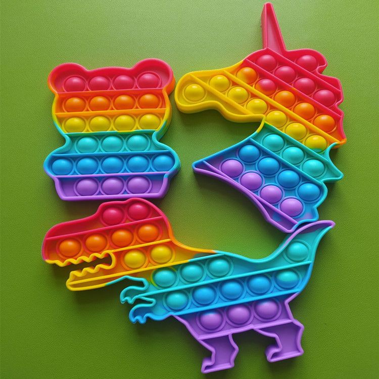 Pop it among us giá rẻ đồ chơi ấn bong bóng cầu vồng giải trí giảm căng thẳng stress