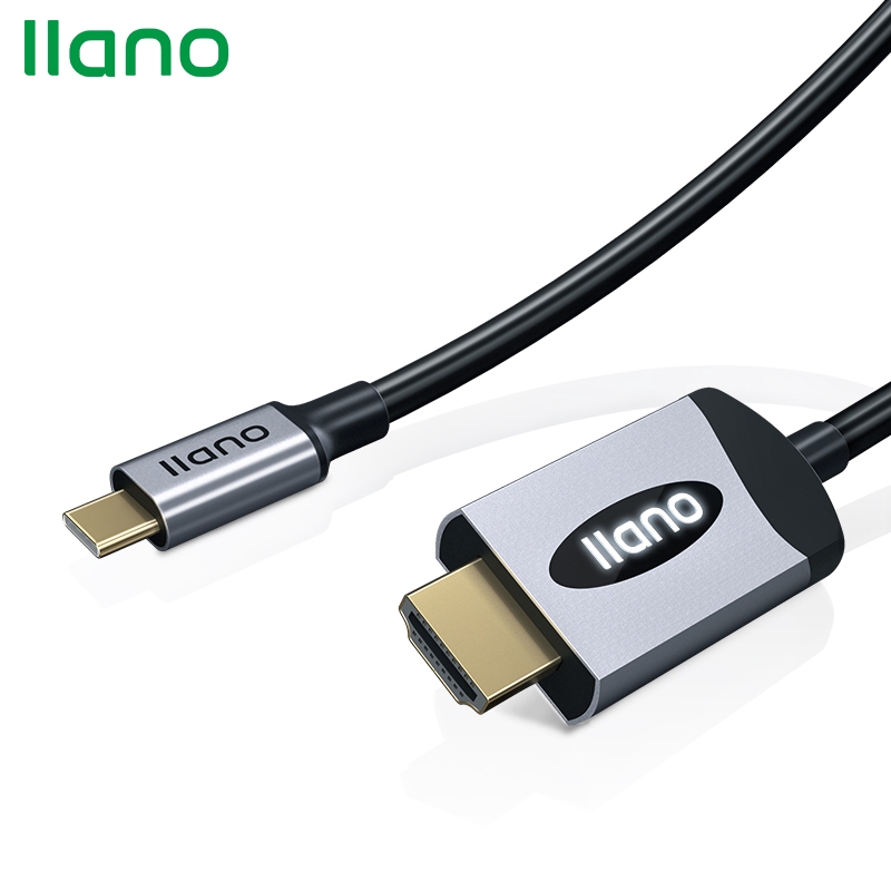 Dây cáp điều hợp Illano LCH2018B chuyển đổi video loại C tới HDMI 1.8m