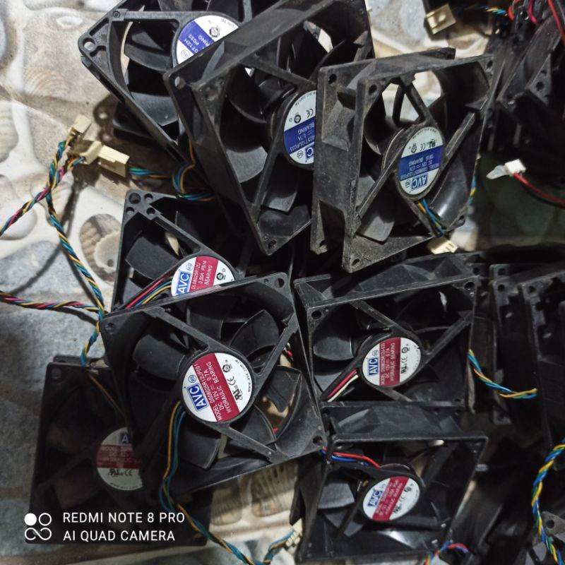 Quạt 8cm mỏng 1- 2cm 12v tháo tủ công nghiệp